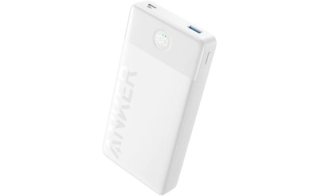 Anker 15W Power Bank, 200000mAh Portable Charger Battery with 2-Port, Real Time Battery Display, Power Bank for iPhone, Samsung, & More, Include Type-C Charging Cable, White